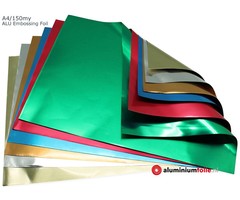 A4 Aluminium embossing vellen 0,150mmx210mmx297mm
