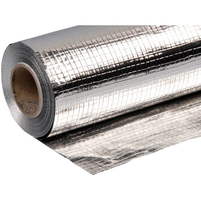 Glasvezelversterkt Dampscherm op basis van aluminiumfolie 1000mm x 25m