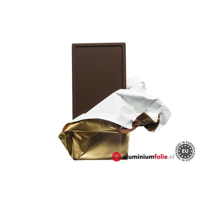 1kg. Maatwerk wikkels van papier gedragen aluminiumfolie