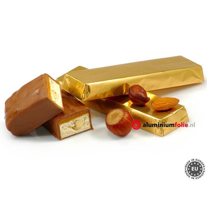 1kg. Maatwerk wikkels van papier gedragen aluminiumfolie
