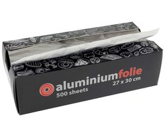 Aluminium pop-up vellen xl zilver