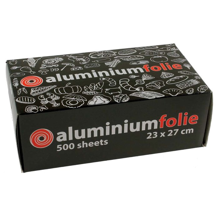 Aluminium pop-up vellen zilver