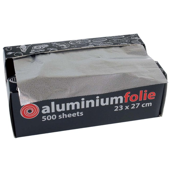 Aluminium pop-up vellen zilver