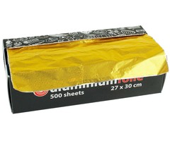 Aluminium pop-up vellen xl goud/zilver