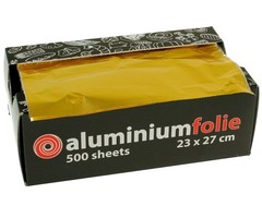 Aluminium pop-up vellen goud/zilver