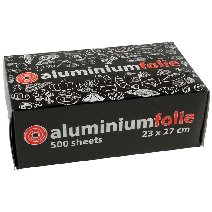 Aluminium pop-up vellen groen/zilver