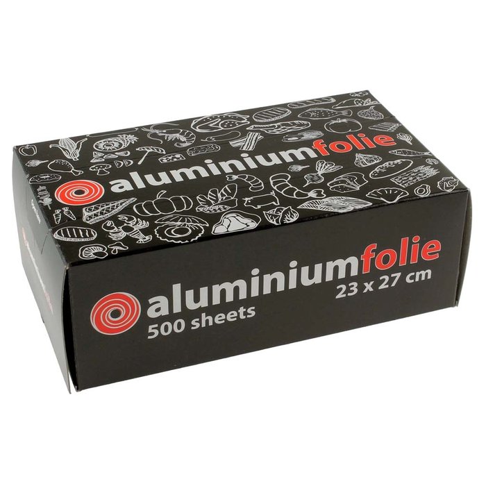 Aluminium pop-up vellen geel gestreept