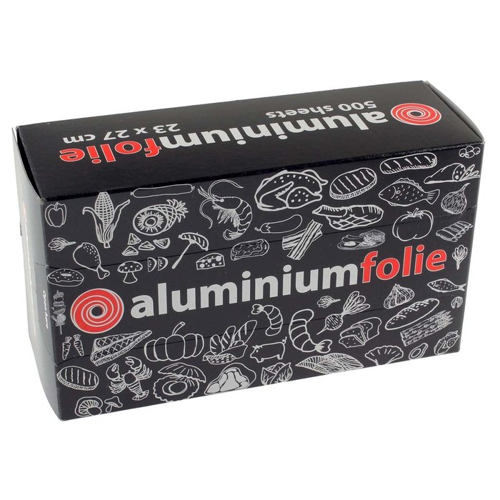 Aluminium pop-up vellen geel gestreept