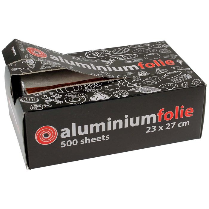 Aluminium pop-up vellen koper/zilver