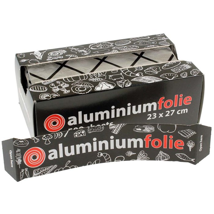 Aluminium pop-up vellen zwart gestreept