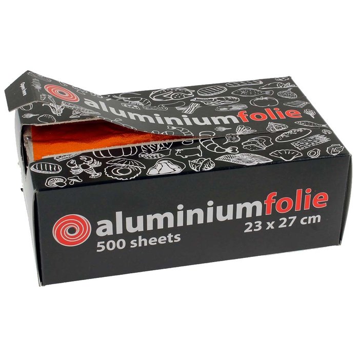Aluminium pop-up vellen oranje/zilver