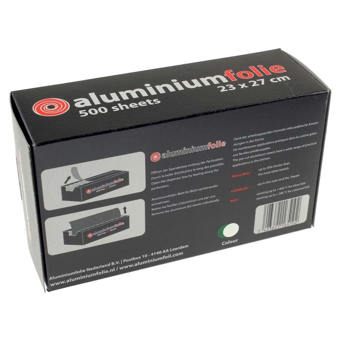 Aluminium pop-up vellen wit gestreept