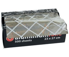 Aluminium pop-up vellen wit gestreept