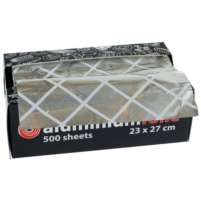 Aluminium pop-up vellen wit gestreept