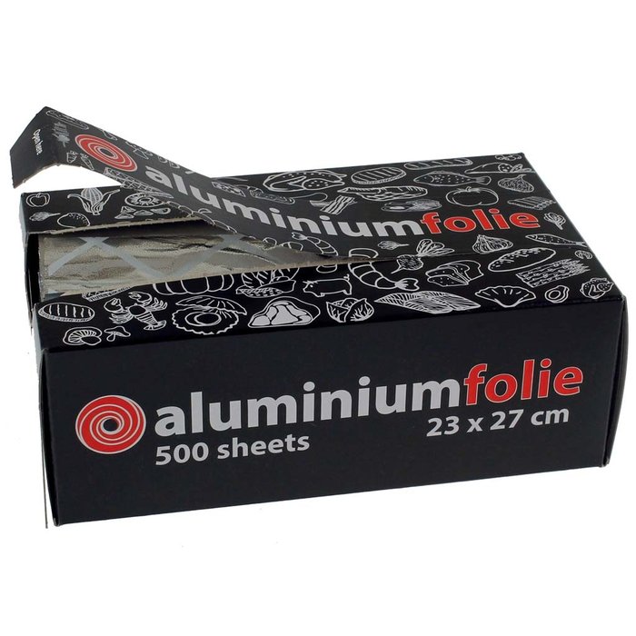 Aluminium pop-up vellen wit gestreept