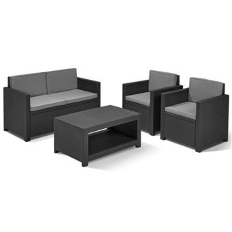 Black Garden furniture-1