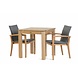 Garden Teak tuinmeubelen James tuintafel 80 x 80 cm Garden Teak tuinmeubelen James tuintafel 80 x 80 cm