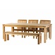 Garden Teak tuinmeubelen Tuinset James 240 cm met Comfort tuinstoelen en James tuinbank 210 cm Garden Teak tuinmeubelen Tuinset James 240 cm met Comfort tuinstoelen en James tuinbank 210 cm