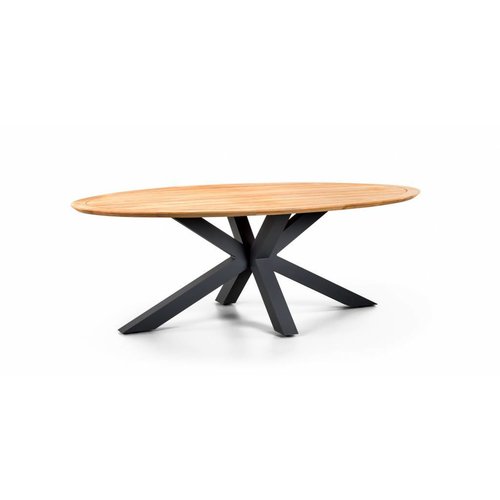 SUNS tuinmeubelen Madre tuintafel | 280 x 130 | Mat royal grijs SUNS tuinmeubelen Madre tuintafel | 280 x 130 | Mat royal grijs