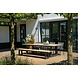 SUNS tuinmeubelen Ovada tuinbank | 280 cm | Mat royal grijs SUNS tuinmeubelen Ovada tuinbank | 280 cm | Mat royal grijs