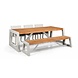 SUNS tuinmeubelen Trento tuinbank | Mat wit SUNS tuinmeubelen Trento tuinbank | Mat wit