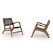 Wolfwood tuinmeubelen Norden loungestoel | Textileen zitting en rug Wolfwood tuinmeubelen Norden loungestoel | Textileen zitting en rug