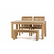 Garden Teak tuinmeubelen James Tuinbank (zonder rug) | 120 cm Garden Teak tuinmeubelen James Tuinbank (zonder rug) | 120 cm