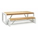 SUNS tuinmeubelen Trento tuinbank | Mat wit SUNS tuinmeubelen Trento tuinbank | Mat wit