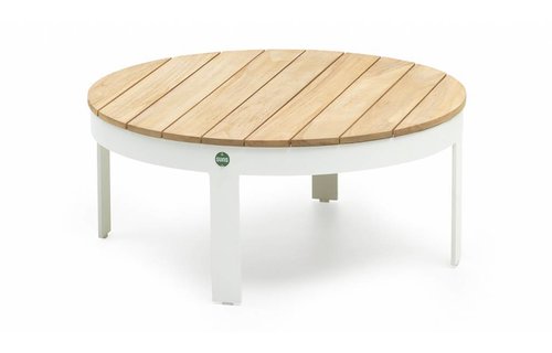 SUNS tuinmeubelen Cameron bijzettafel | Wit | 80 x 35 cm SUNS tuinmeubelen Cameron bijzettafel | Wit | 80 x 35 cm