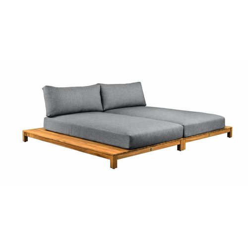 SUNS tuinmeubelen Loungeset Portofino | set 4 | donker grijs SUNS tuinmeubelen Loungeset Portofino | set 4 | donker grijs