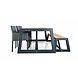 SUNS tuinmeubelen Trento tuinbank | 220 cm | Mat royal grey SUNS tuinmeubelen Trento tuinbank | 220 cm | Mat royal grey