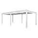 SUNS tuinmeubelen Maranza | Terrasoverkapping | Mat wit | 540x350x230 SUNS tuinmeubelen Maranza | Terrasoverkapping | Mat wit | 540x350x230