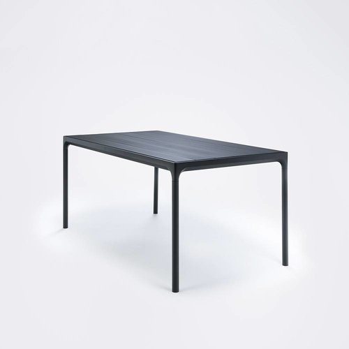 HOUE tuinmeubelen Four tuintafel 160 x 90 cm | Zwart aluminium HOUE tuinmeubelen Four tuintafel 160 x 90 cm | Zwart aluminium