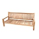 Garden Teak tuinmeubelen St Tropez loungebank 3-zits met kussens Garden Teak tuinmeubelen St Tropez loungebank 3-zits met kussens