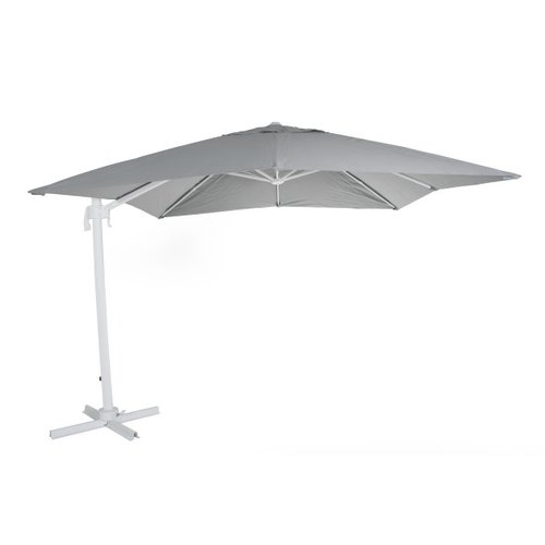 Brafab tuinmeubelen Linz zweefparasol | 300 x 300 cm | Wit frame Brafab tuinmeubelen Linz zweefparasol | 300 x 300 cm | Wit frame
