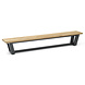 Wolfwood tuinmeubelen George tuintafel en tuinbank met Norden dining stoel Wolfwood tuinmeubelen George tuintafel en tuinbank met Norden dining stoel