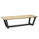 Wolfwood tuinmeubelen George tuintafel en tuinbank met Norden dining stoel Wolfwood tuinmeubelen George tuintafel en tuinbank met Norden dining stoel