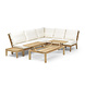 Wolfwood tuinmeubelen Porto lounge-dining set | Opstelling 4 Wolfwood tuinmeubelen Porto lounge-dining set | Opstelling 4
