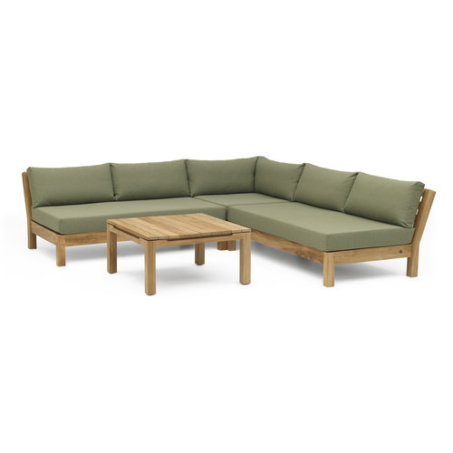 Garden Teak Loungeset Coffee Bay | Opstelling 9 Garden Teak Loungeset Coffee Bay | Opstelling 9