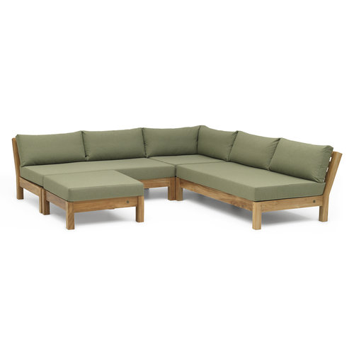 Garden Teak Loungeset Coffee Bay | Opstelling 10 Garden Teak Loungeset Coffee Bay | Opstelling 10