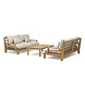 Garden Teak tuinmeubelen Daylounge loungeset | Opstelling 1 Garden Teak tuinmeubelen Daylounge loungeset | Opstelling 1