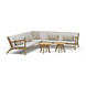 Wolfwood tuinmeubelen Norden loungeset | Opstelling 2 Wolfwood tuinmeubelen Norden loungeset | Opstelling 2
