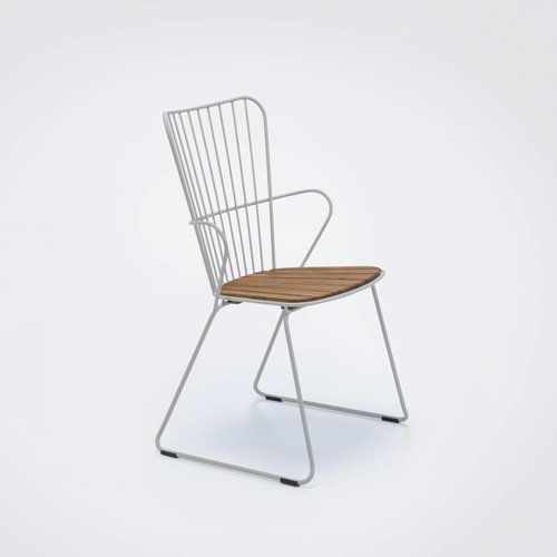 HOUE tuinmeubelen Paon tuinstoel White Taupe HOUE tuinmeubelen Paon tuinstoel White Taupe
