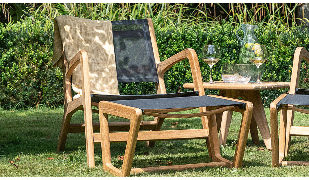 Loungestoel Tuin Hout LionsHome