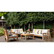 Garden Teak tuinmeubelen St. Tropez sofaset | Opstelling 2 Garden Teak tuinmeubelen St. Tropez sofaset | Opstelling 2