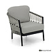 Apple Bee tuinmeubelen Menton loungestoel | Zwart Apple Bee tuinmeubelen Menton loungestoel | Zwart