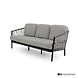 Apple Bee tuinmeubelen Menton loungebank | Zwart Apple Bee tuinmeubelen Menton loungebank | Zwart