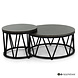 Apple Bee tuinmeubelen Menton salontafel | Set van 2 Apple Bee tuinmeubelen Menton salontafel | Set van 2