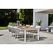 SUNS tuinmeubelen Nappa tuinstoel | Fishbone | Mat Wit- soft grey SUNS tuinmeubelen Nappa tuinstoel | Fishbone | Mat Wit- soft grey