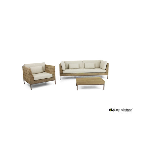 Apple Bee tuinmeubelen Long Island Coastal Loungeset | Opstelling 2 Apple Bee tuinmeubelen Long Island Coastal Loungeset | Opstelling 2